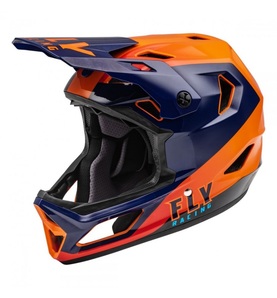 Casco Integral FLY RAYCE MATTE NAVY/ORANGE/RED