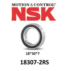 Rodamiento Sellado NSK 18307-2RS