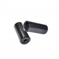 Terminal torneado Sunrace aluminio 4mm (50u) negro