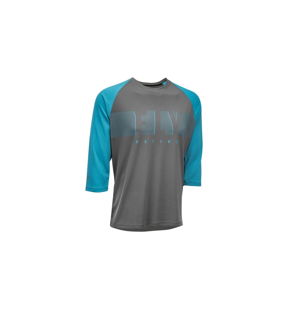 Jersey FLY RACING RIPA 3/4 SLEEVE BLUE/CHARCOAL GREY