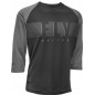 Jersey FLY RACING RIPA 3/4 SLEEVE BLACK/CHARCOAL GREY