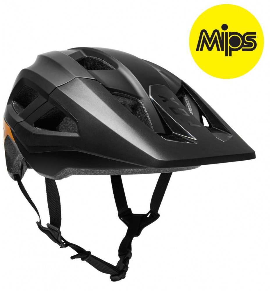 Casco FOX MAINFRAME MIPS NEGRO/DORADO