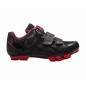 Zapatillas  MTB FLR F-65 NEGRA LINEA ROJA