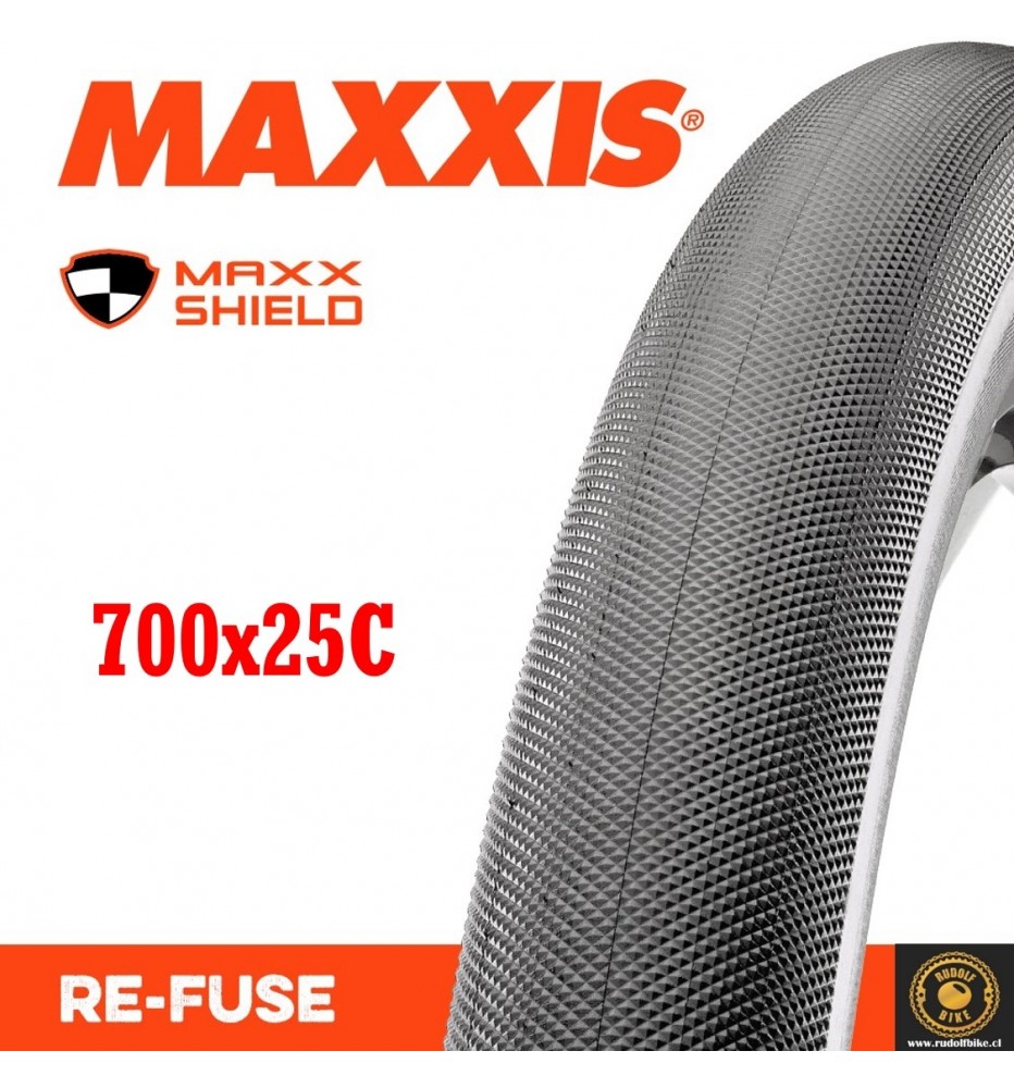 Neumático MAXXIS KEVLAR 700X25C RE FUSE MAXXSHIELD