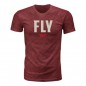 Polera FLY RACING WFH RED HEATHER