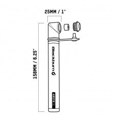 Bombín Blackburn AIRSTIK SL Negro