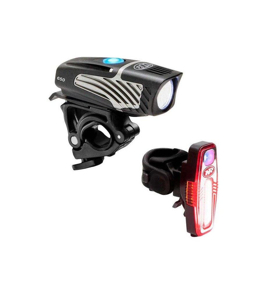 Pack Luz Delantera y Trasera 650/110 Lumenes Nite Rider