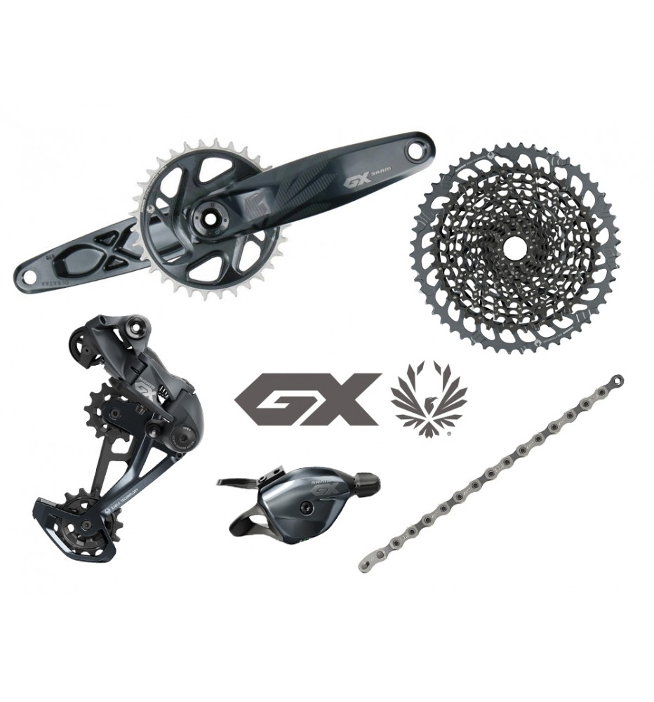 Grupo SRAM GX Eagle BOOST DUB 1x12 10-52 170mm