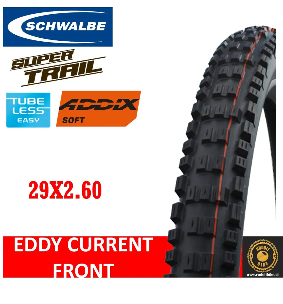 Neumático Schwalbe EDDY CURRENT FRONT S/Trail/TLE/ADDIX Soft 29x2.60
