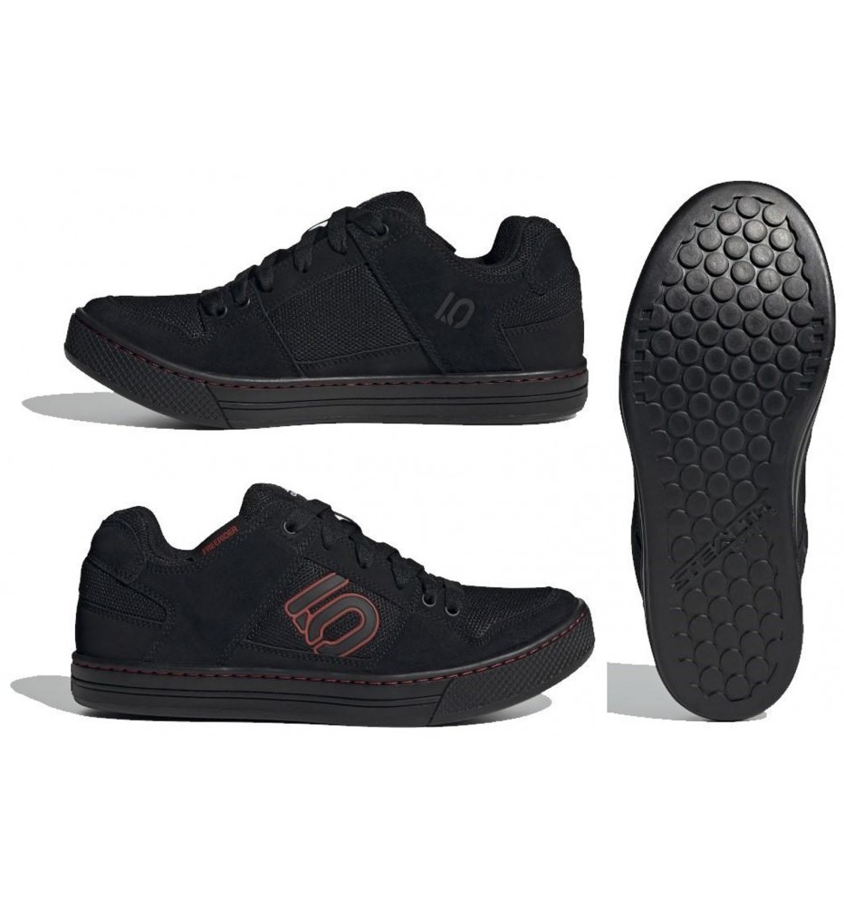 Zapatillas Plataforma FIVETEN FREERIDER NEGRO ROJO