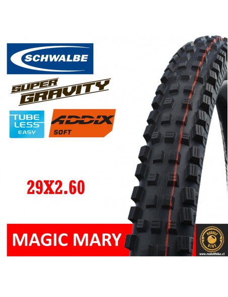 Neumático Schwalbe MAGIC MARY S/Gravity/TLE/ ADDIX Soft 29x2.60