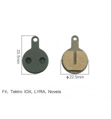 Pastillas para frenos TEKTRO IOX LYRA NOVELA M26