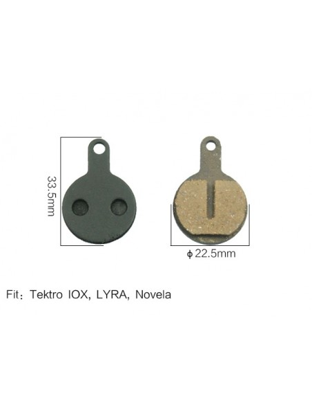 Pastillas para frenos TEKTRO IOX LYRA NOVELA M26