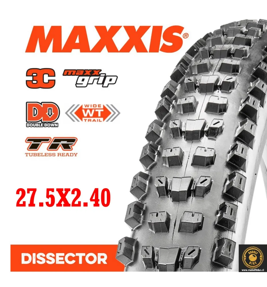 Neumático Maxxis Dissector DD/ TR /WT/3C Maxx Grip 27.5x2.40