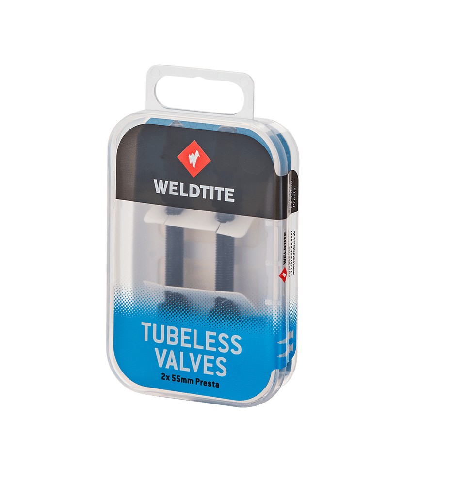 Set 2 Válvulas PRESTA 55mm WELDTITE Caja