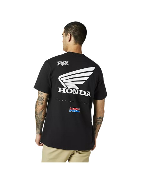 Polera FOX HONDA WING PREMIUM NEGRO