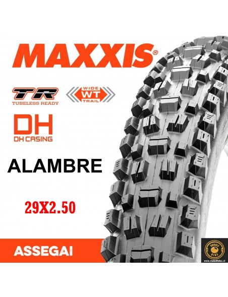 Neumático Maxxis ASSEGAI BIKEPARK DH/TR 29X2.50 Alambre