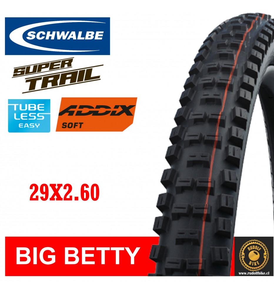 Neumático Schwalbe BIG BETTY S/Trail /TLE/ADDIX Soft 29x2.60