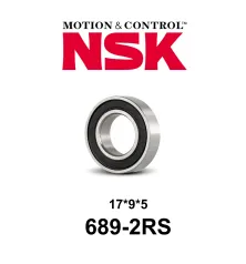 Rodamiento Sellado NSK 689-2RS