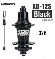 Maza Trasera Koozer XM490Pro 10x135mm 32H XD Black