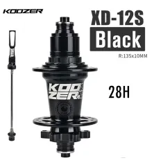 Maza Trasera Koozer XM490Pro 10x135mm 28H XD Black