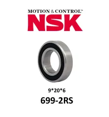 Rodamiento Sellado NSK 699-2RS