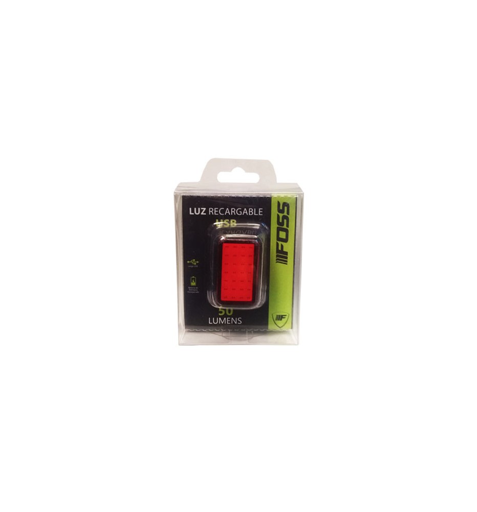 Luz Trasera FOSS USB 50LM