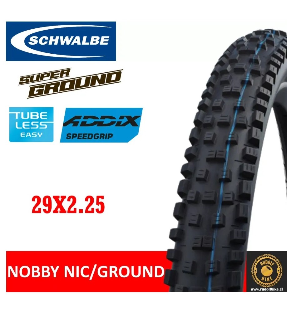 Neumático Schwalbe NOBBY NIC S/Ground ADDIX SpeedGrip 29x2.25