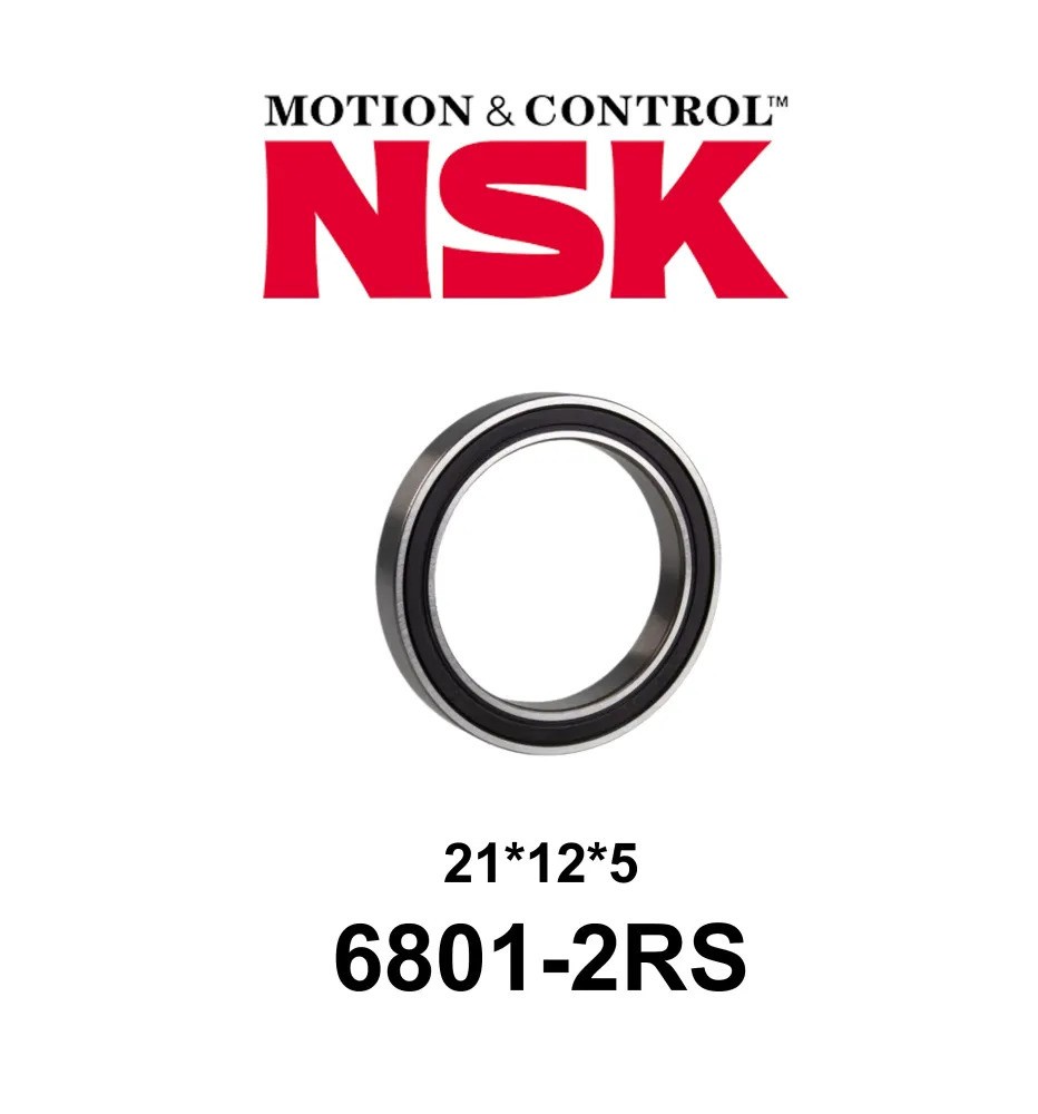 Rodamiento Sellado NSK 6801-2RS