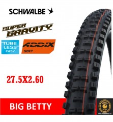 Neumático Schwalbe BIG BETTY S/Gravity /TLE/ADDIX Soft 27.5x2.60