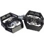 Pedales HT CLIP/FLAT GD1 Black Pedales HT CLIP/FLAT GD1 Black