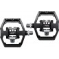 Pedales HT CLIP/FLAT GD1 Black Pedales HT CLIP/FLAT GD1 Black