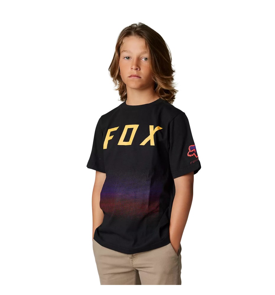 Polera FOX NIÑO FGMNT SS TEE BLK