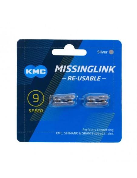 Eslabón rápido KMC MissingLink 9R 2 PCS