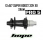 Maza Trasera HOPE PRO 5 32H 12X157mm Superboost Negra XD