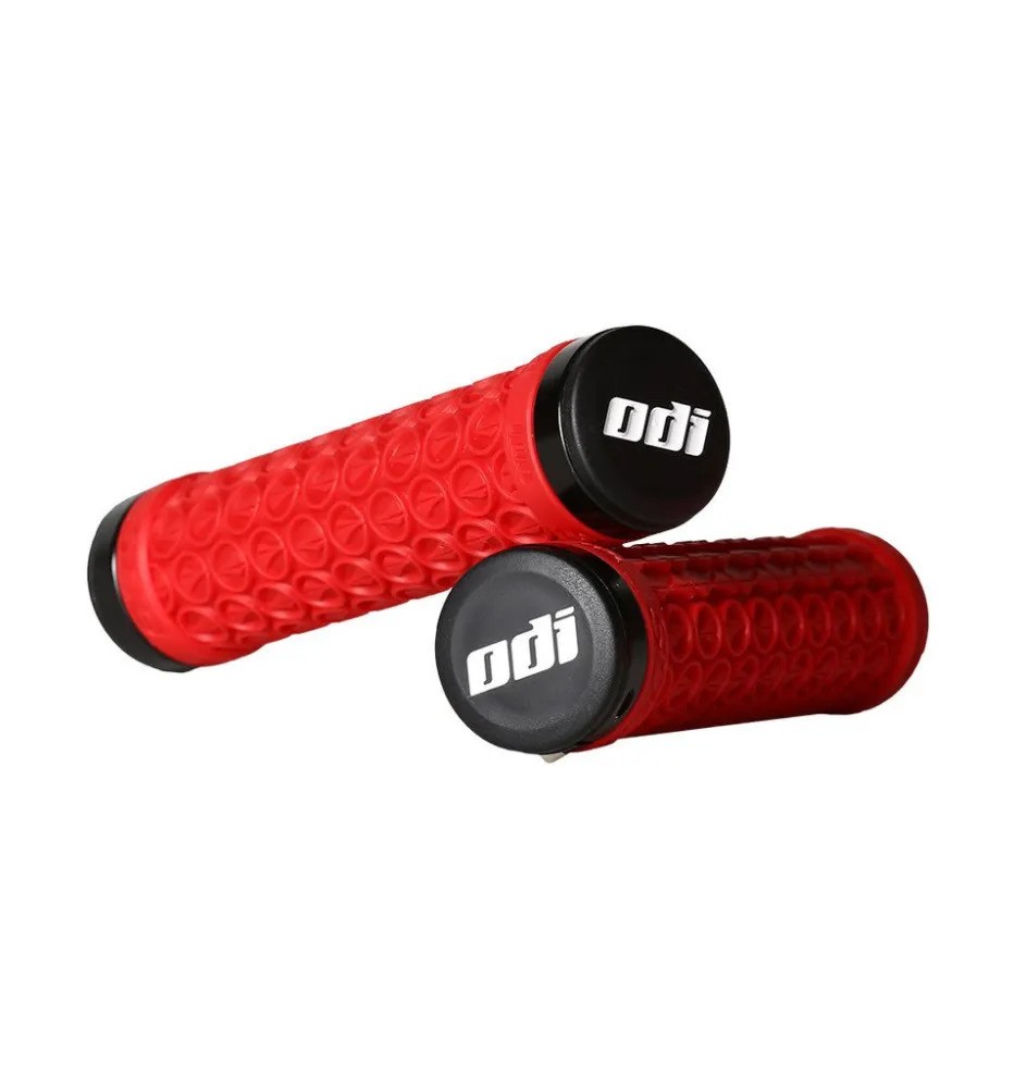 Puños ODI LOCK-ON GRIP ROJO