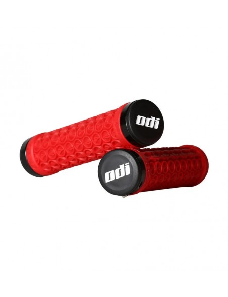 Puños ODI LOCK-ON GRIP ROJO