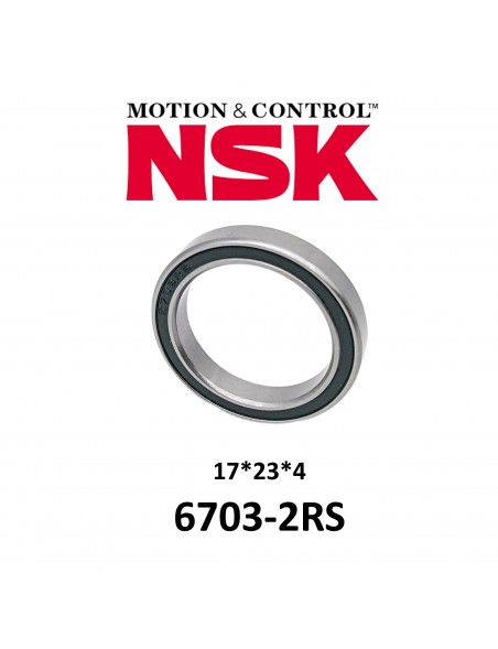 Rodamiento Sellado NSK 6703-2RS