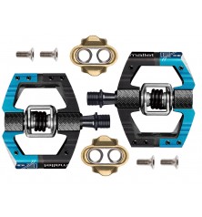 Pedales CRANK BROTHERS MALLET E LS / BLACK & BLUE / BLACK