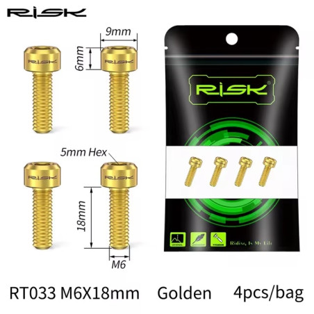 Pernos RISK M6x18mm