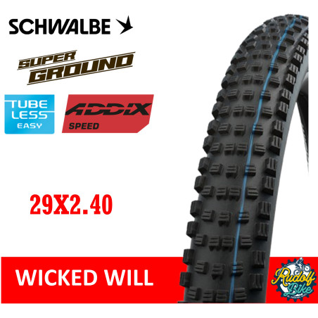 Neumático Schwalbe WICKED WILL S/Ground ADDIX SpeedGrip 29x2.40