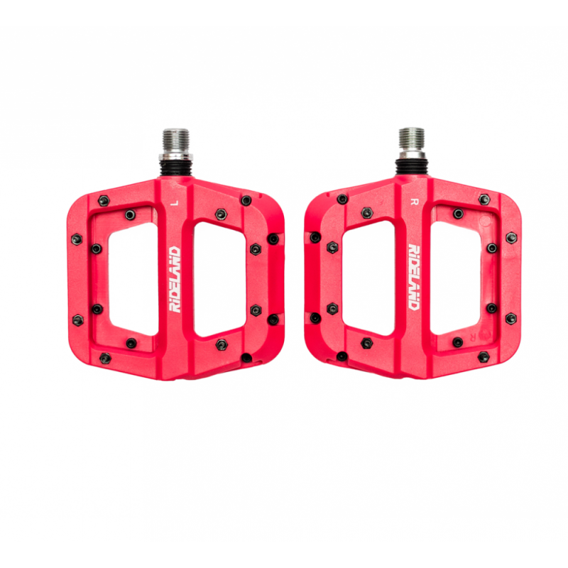 Pedales Rideland RD-Nylon Rojo Pedales Rideland RD-Nylon Rojo