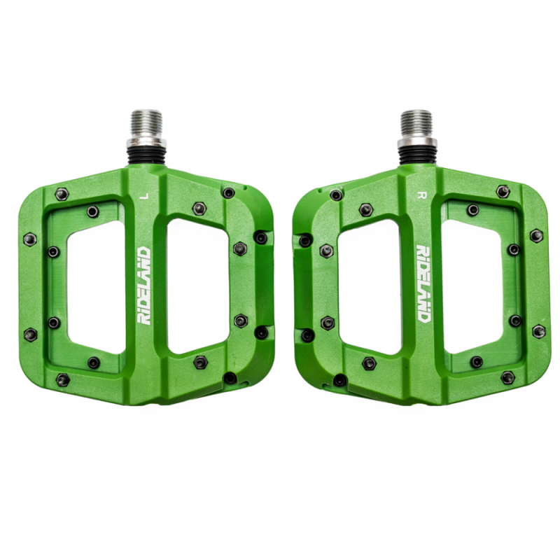 Pedales Rideland RD-Nylon Verde Pedales Rideland RD-Nylon Verde