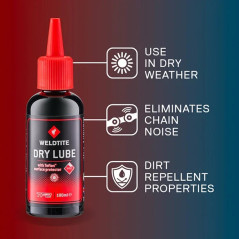 Lubricante de Cadena DRY LUBE Weldtite 100 Ml