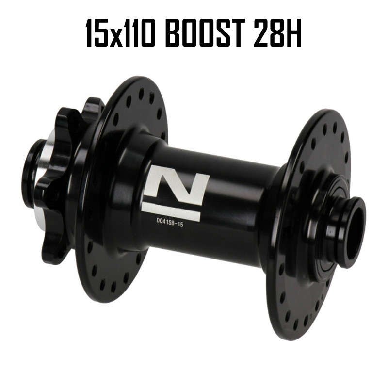Maza Delantera Novatec D041SB-B15 28H 15x110mm Maza Delantera Novatec D041SB-B15 28H 15x110mm
