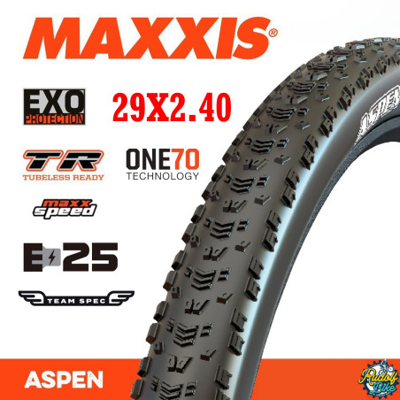 Neumático Maxxis ASPEN 29X2.40 MAXXSPEED/EXO/TR/ONE70