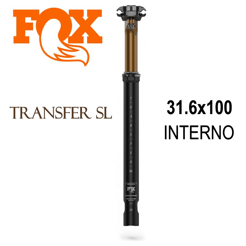 Dropper FOX TRANSFER SL 2025 F-S K. 31.6 100mm Interno Dropper FOX TRANSFER SL 2025 F-S K. 31.6 100mm Interno