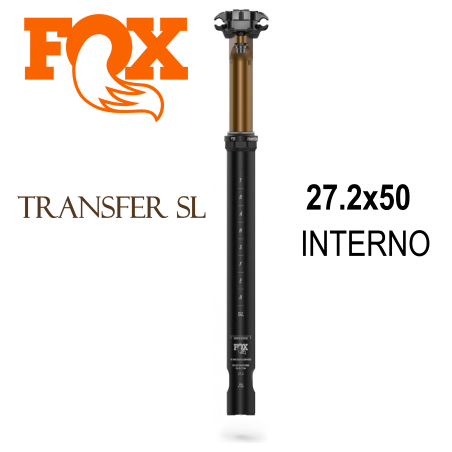 Dropper FOX TRANSFER SL 2025 F-S K. 27.2 50mm Interno