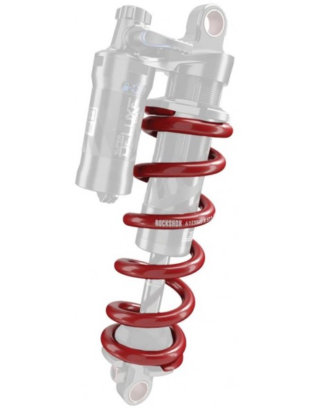 Resorte RockShox 174mm 67.5-75mm 525lb Rojo