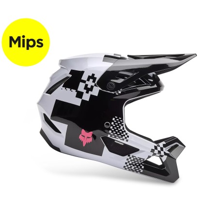Casco FOX RAMPAGE MIPS DIGI IMAGE CE/CPSC BLK/WHT